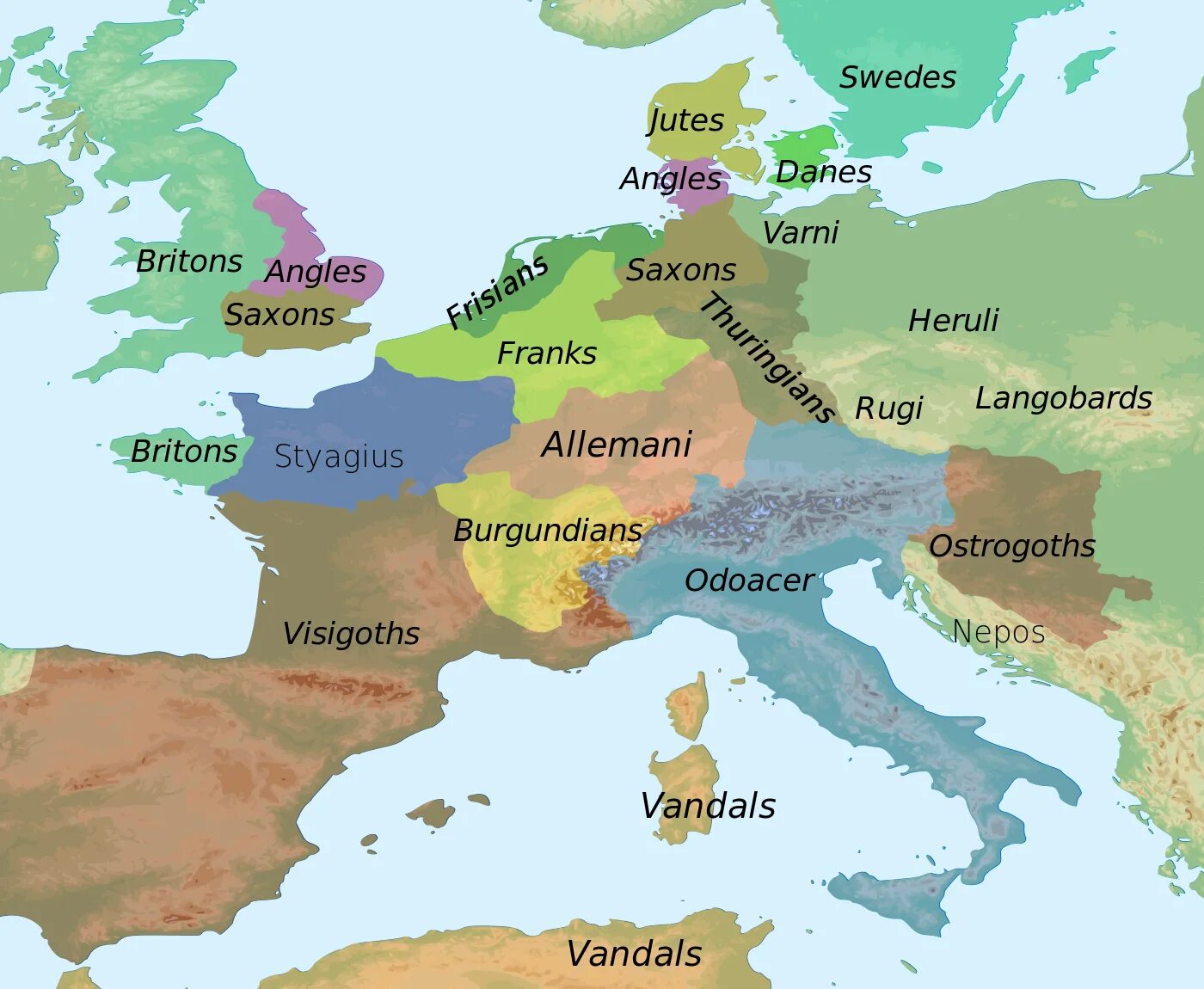 5 европейских областей. Европа 5 век. Карта Европы 5 века. Европа в 5 веке. Западная Европа 5 век.