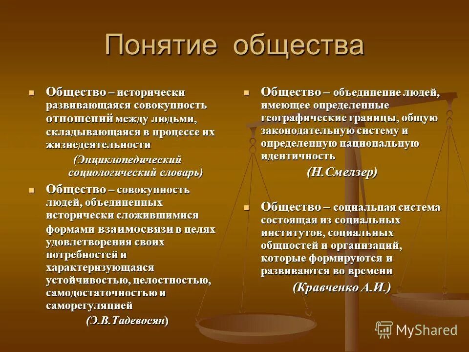 исторически развивающаяся совокупность отношений между людьми