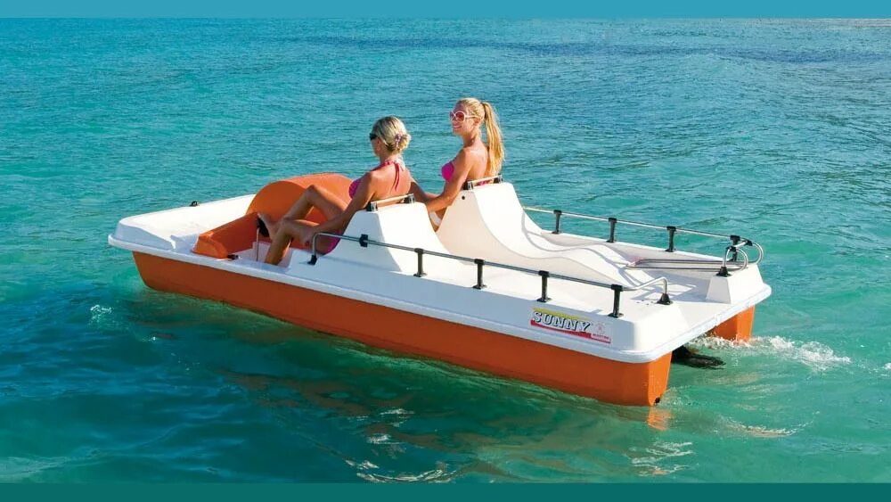 Купить катамаран с педалями. BRP Pedal Boat. Renting a Pedal Boat. BRP Pedal Boat CA-qje410921596. Ride a Pedal Boat..