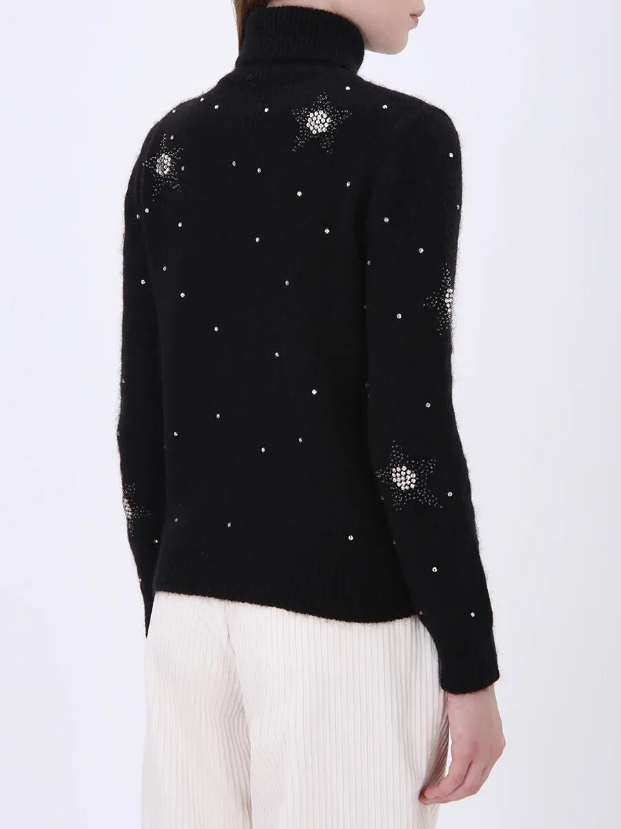 Кофта с бусинами. Водолазка со стразами. Uterque джемпер со стразами. Свитера эрмано шервино. Водолазка со стразами.