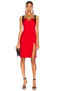 Versace red dress