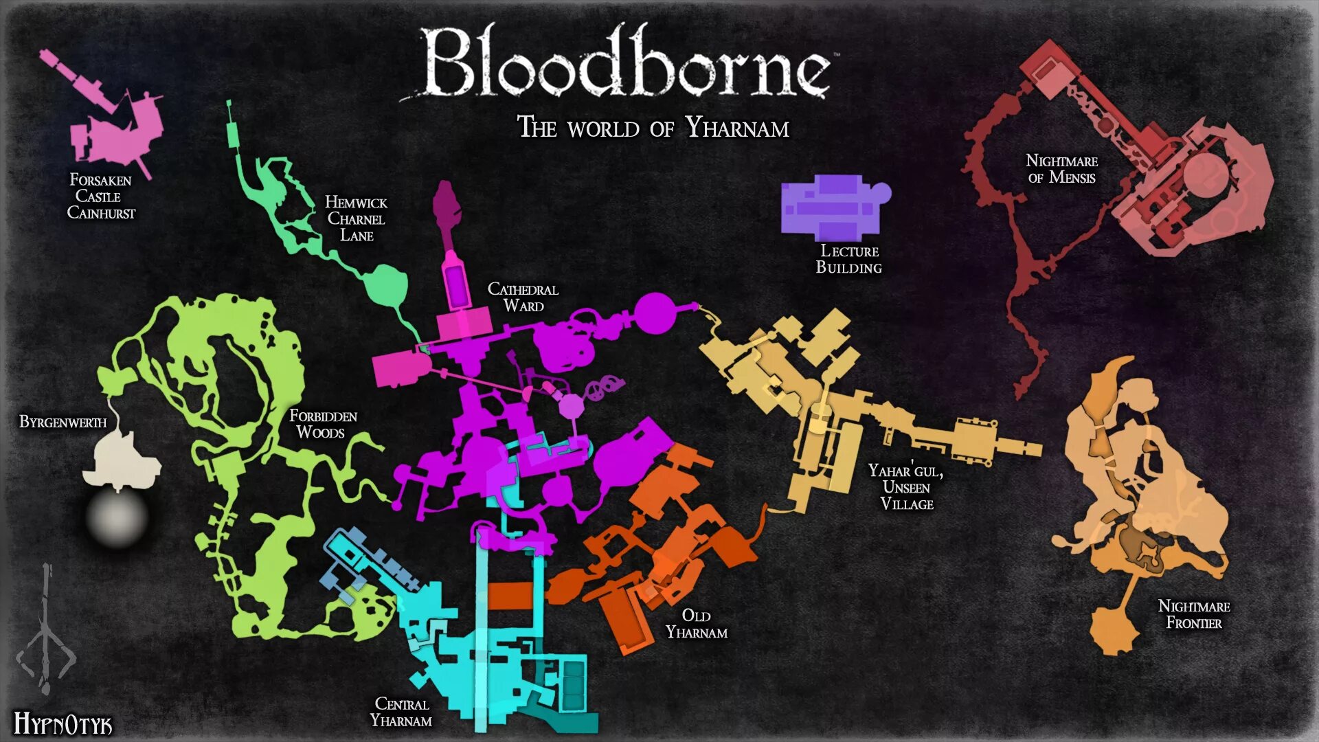 Bloodborne карта старого ярнама. Bloodborne центральный ярнам карта. Bloodborne карта. Запретный лес бладборн карта. Запретный лес бладборн карта.