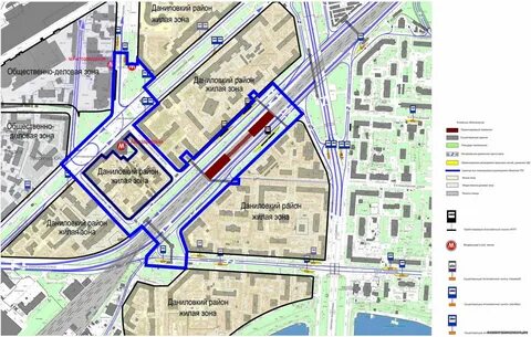 Метро автозаводская на карте