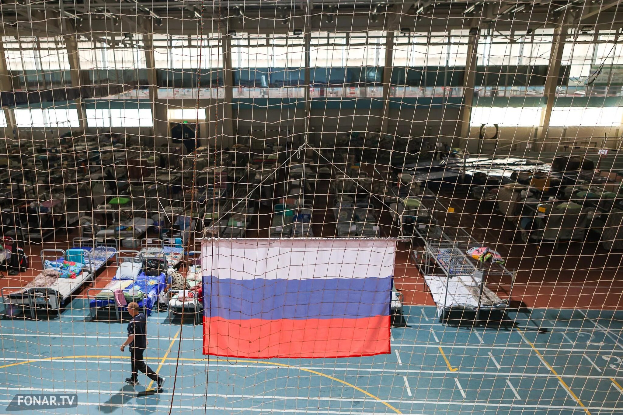 Пвр для белгородцев. Хоркина Белгород футбольное поле. ПВР В Белгороде Хоркина. Спортивный комплекс в Куде. Фоторепортаж ПВР Шебекино.