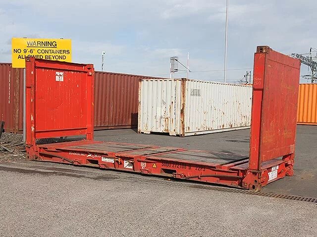 Warning container
