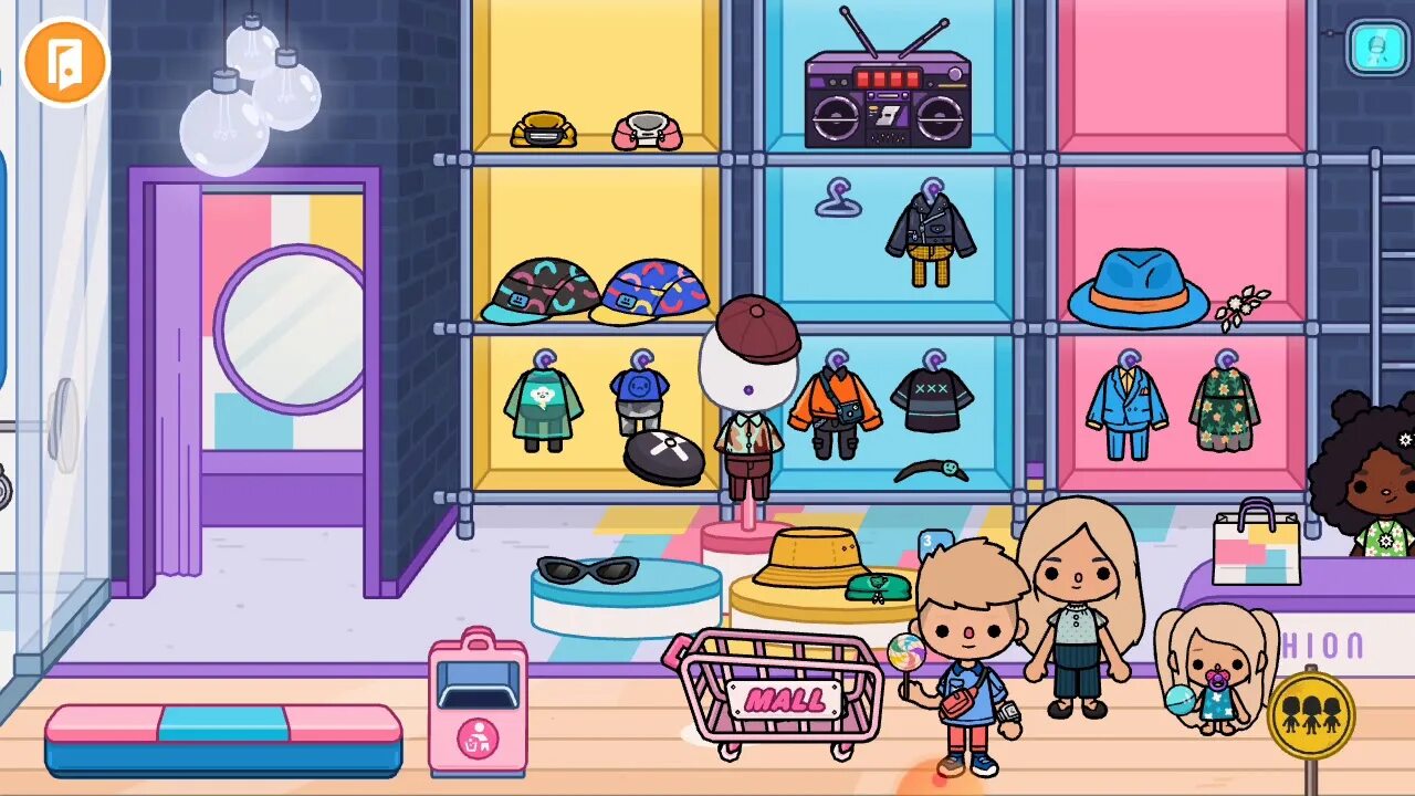 Как открыть все локации в тока. Магазин одежды в toca world. торговый центр в игре toca world. игра тока бока торговый центр. toca life world магазин.