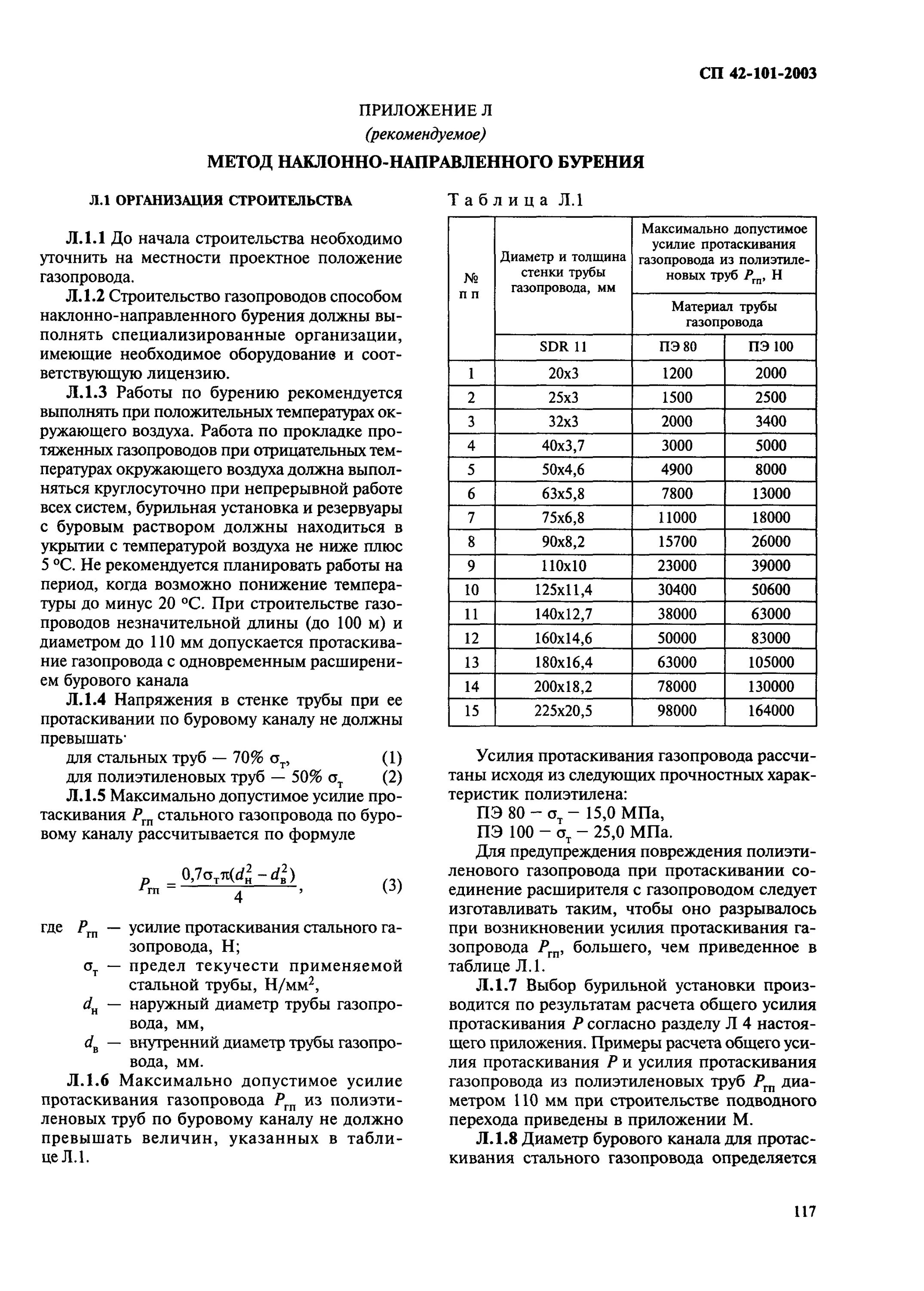 Сп 42 101 2003 газораспределительные. СП 42-101-2003. СП 42-101-2003 табл 5. СП 42-101-2003 приложение ц. Протокол бурения.