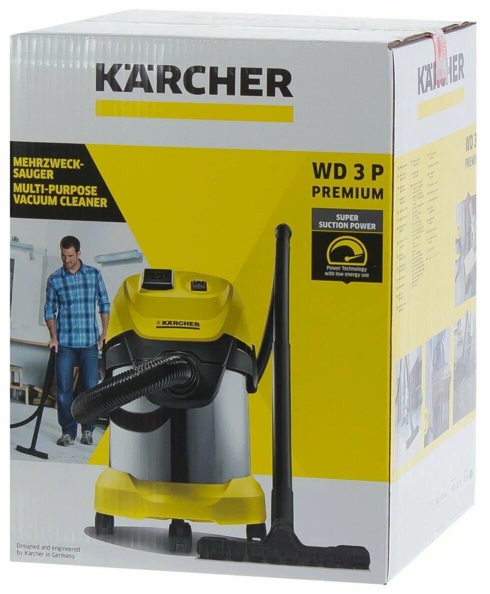 Керхер вд3 купить. Пылесос Karcher WD 3 P Premium. Пылесос строительный Karcher WD 3 P Рremium. Karcher WD 3 P Premium (1.629-891.0). Профессиональный пылесос Karcher WD 3 P 1000 Вт.