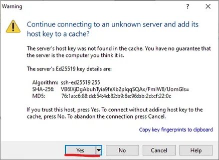 Ecdsa key fingerprint is sha256