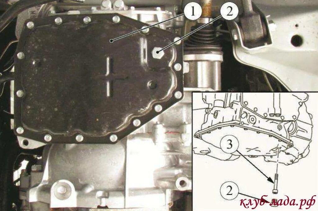 Уровень масла коробка калина. Масло в АКПП jf414e.