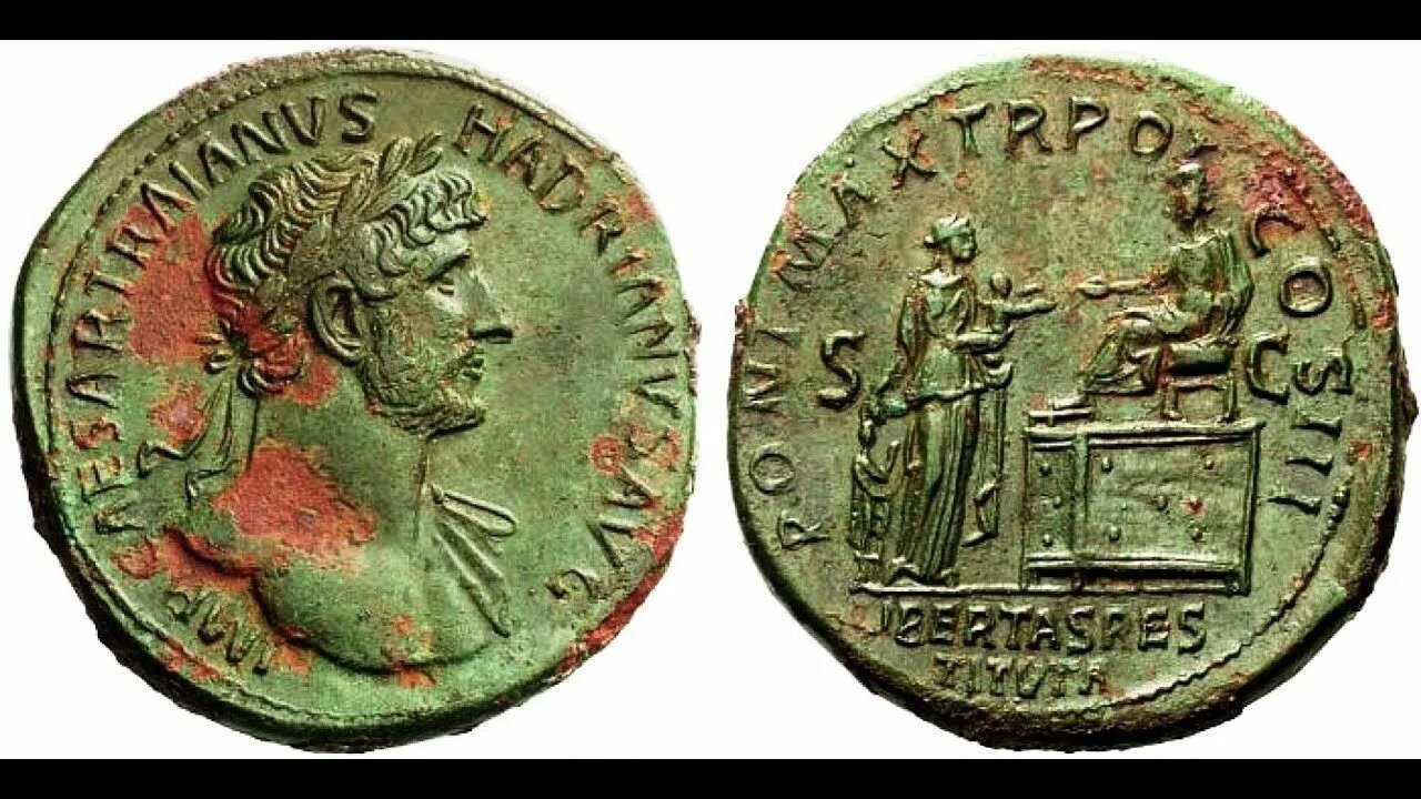 Н э п 24. Сестерций монета в древнем Риме.