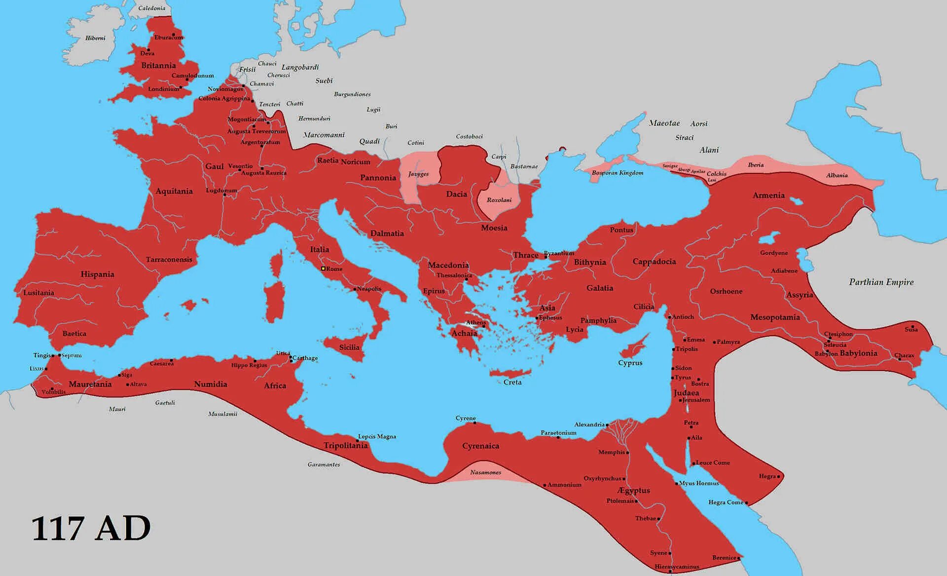Римская Империя 117 год. Римская Империя 117 год карта. Территория римской империи в 117 году. Римская Империя площадь территории в период расцвета. Границы древнего рима