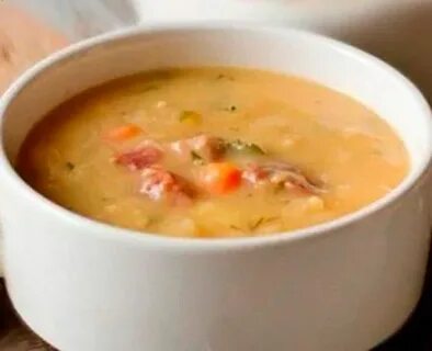 Гороховый суп с копченостями в скороварке