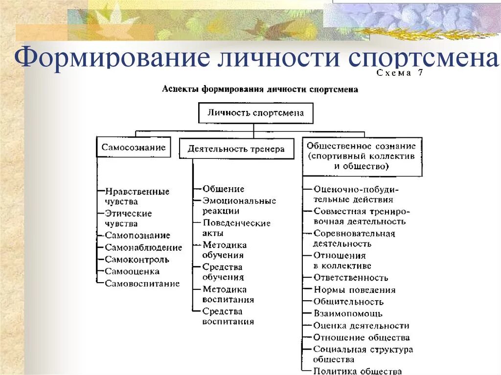 Особенности деятельности спортсмена. Личностные качества спортсмена. Формирование личности спортсмена. Психологические качества спортсмена. Компоненты личности спортсмена.