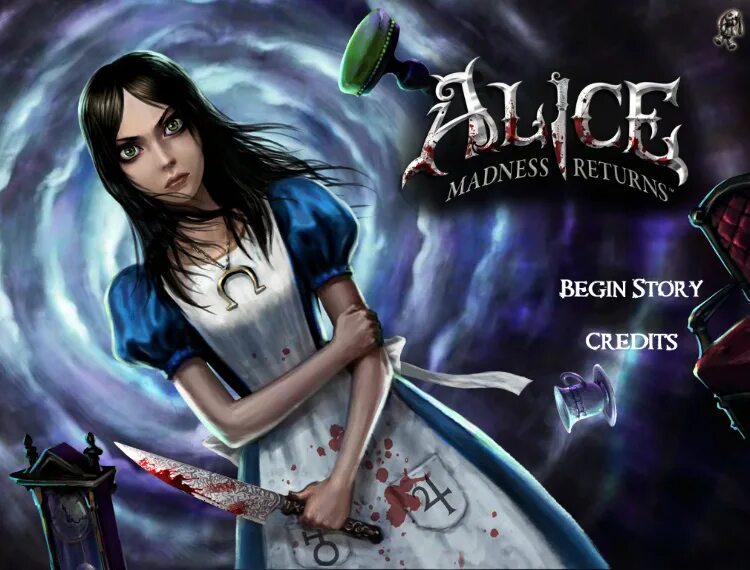 Алиса время играть. Alice: Madness Returns - interactive Storybook. Alice Madness Returns Knife RESOURSPACK.