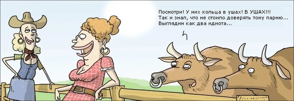 Анекдот про два быка. Бык карикатура. реклама про быка и вожатую. wumo на русском.