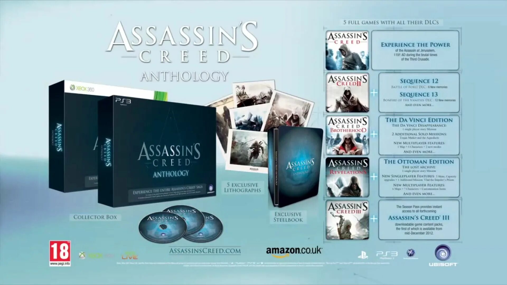 Последовательность assassins creed. Assassin's Creed антология. Assassins Creed Anthology. Коллекционное издание антология Assassin’s Creed. Антология Assassins Creed диск.