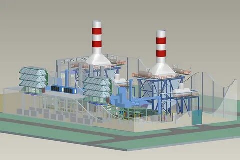 Тепловая электростанция на газе
