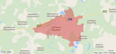 Карта ярцево