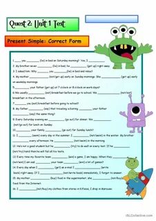 Present simple present continuous контрольная 5 класс