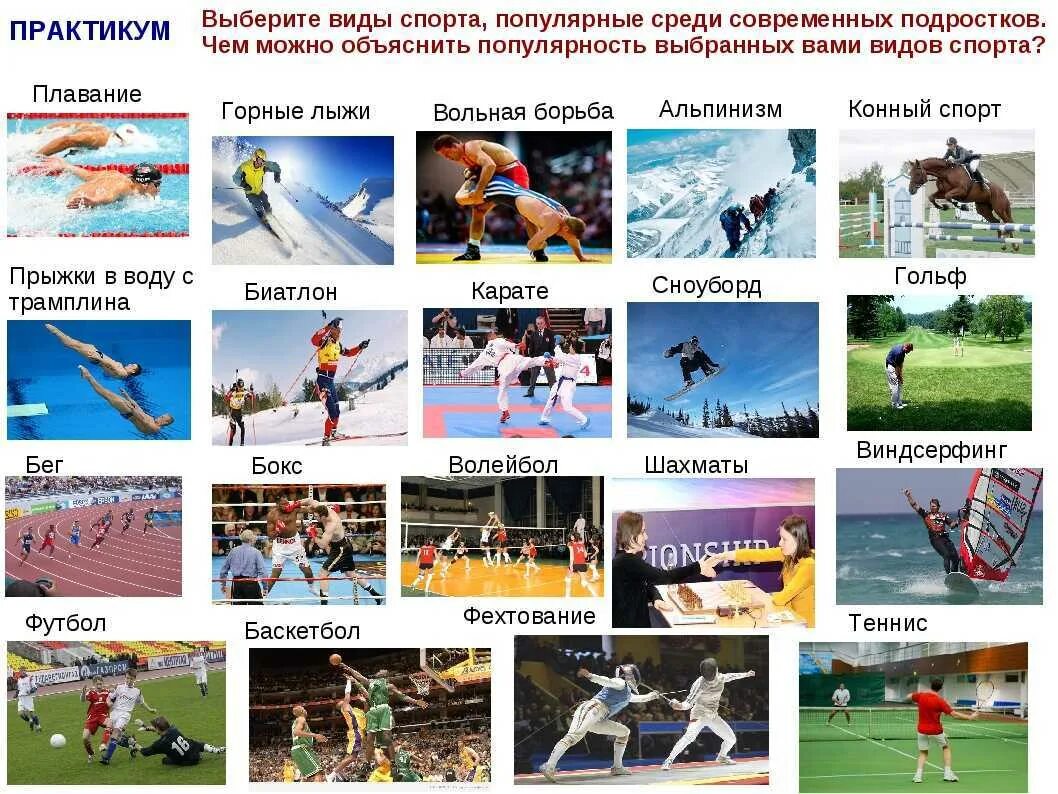 Какие безопасные спорты