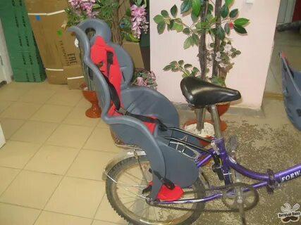 Детское кресло на велосипед авито