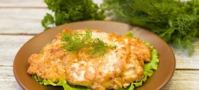 Свинина в сыре и яйце