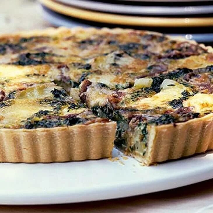 Разные киши. КИШ Лорен. КИШ Лорен (Quiche Lorraine). Французская кухня КИШ Лорен. Французский пирог КИШ классический.