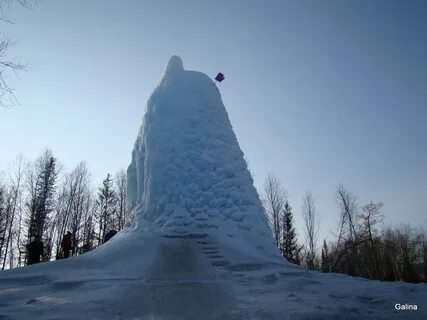 Вершина горы ледяная