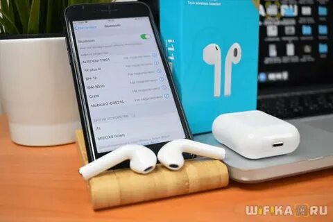 Подключить наушники i11