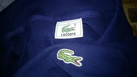 Бирки lacoste