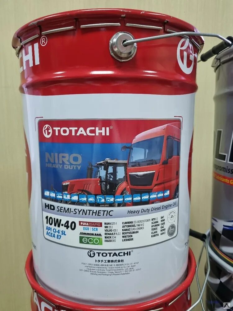 Масло api ci 4 sl. Масло моторное TOTACHI Niro HD API ci-4/SL 10w40, 4л. Моторное масло TOTACHI Niro HD Semi-Synthetic 10w-40 19 л.