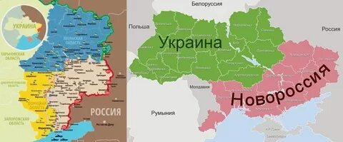 Показать карту лнр и днр сегодня