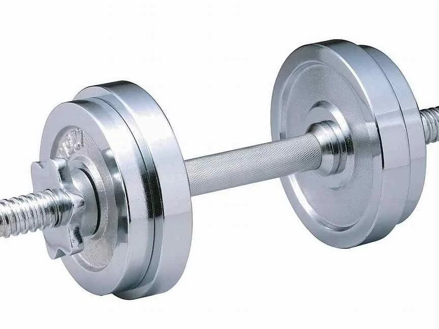 Гантель хромированная разборная 10кг. Гантель хромированная Barbell MB-FITM-1,5. Гантель разборная Reebok Chrome. Гантеля разборная хромированная 10 кг ут00000749.