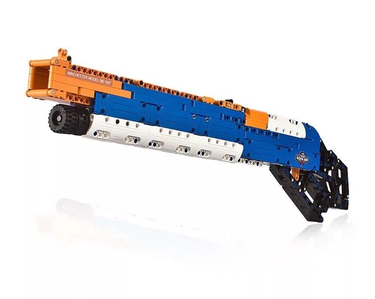 Двуствольный дробовик из конструктора. Дробовик из конструктора. Дробовик кинг авто. Winchester 1887 игрушечный. Дробовик из конструктора большого.