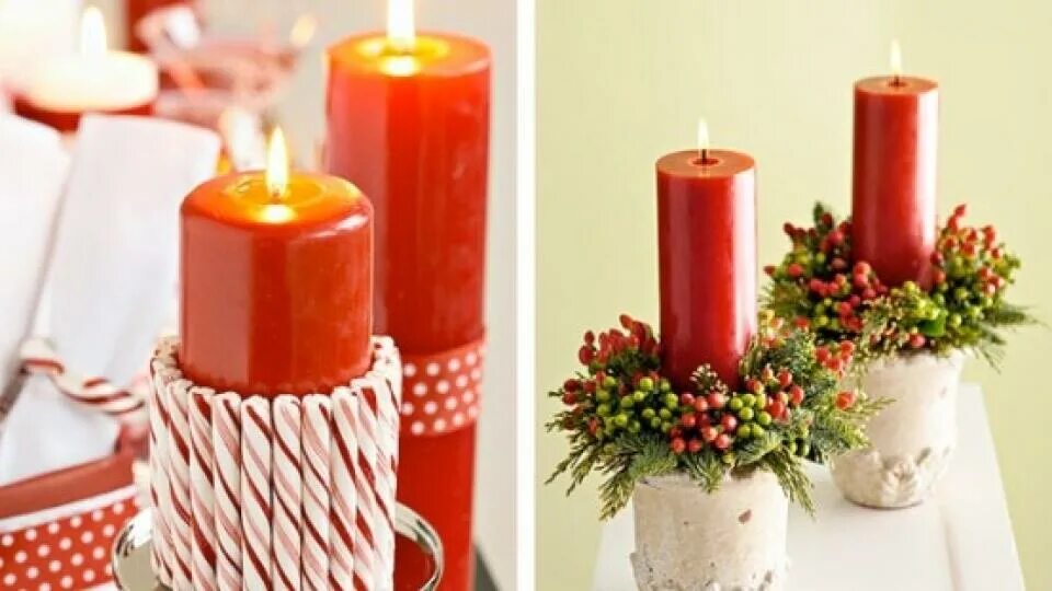 Декоративная свеча новогодняя. Рождественский венок со свечами. Украшение свечей на новый год. Новогодние композиции своими руками. Новогодние свечи своими руками.