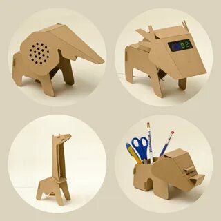 Игрушки из картона