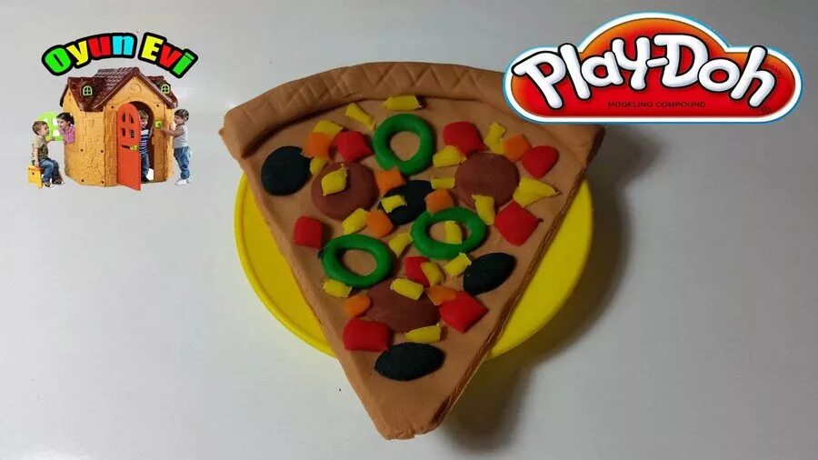 поделка пицца из пластилина для детей. пицца из пластилина. пицца аппликация. пицца из пластилина. как сделать пиццу из пластилина.