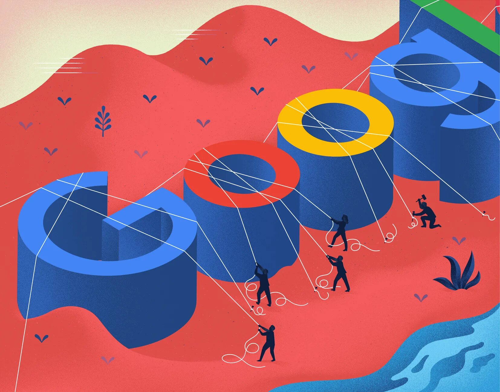 Google art experiments. Иллюстрации гугл. гугл искусство. google арт. flat иллюстрация гугл.