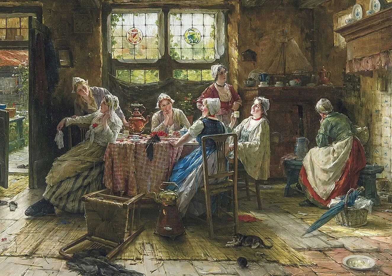 Картина лечение. Эдвард Антон Портилье. Edward Antoon Portielje (1861−1949). Художник Edward Antoon Portielje. Эдвард Портилье картины.