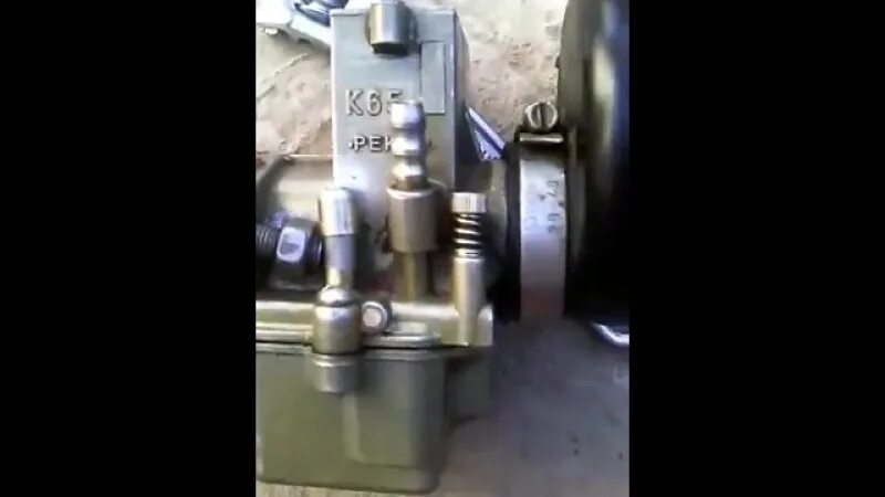 Регулировка карбюратора к60в