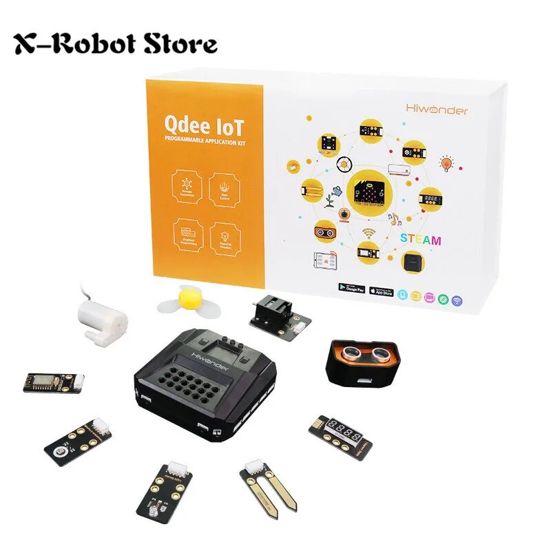 Интеллектуальный набор. Qdee Robot. Qdee microbit Modeler.