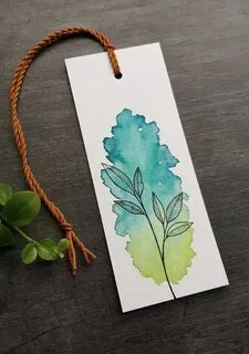 Закладки для книг рисунки акварелью
