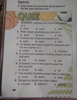 Read the quiz and find