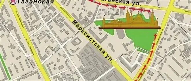 От метро таганская до матроны