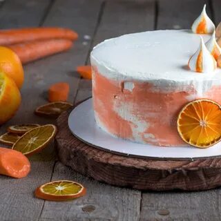 Морковный торт с апельсином