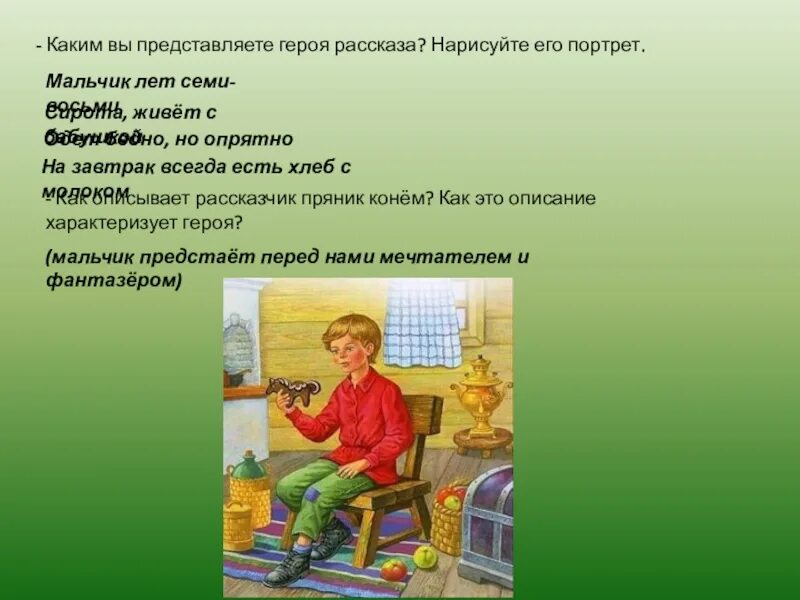 Портрет героя рассказа конь с розовой гривой. Каким вы представляете героя рассказа. Каким вы себе представляете героя рассказа дороги к отцу. Каким вы представляете героя рассказа нарисуйте его портрет. Герои рассказа конь с розовой гривой.