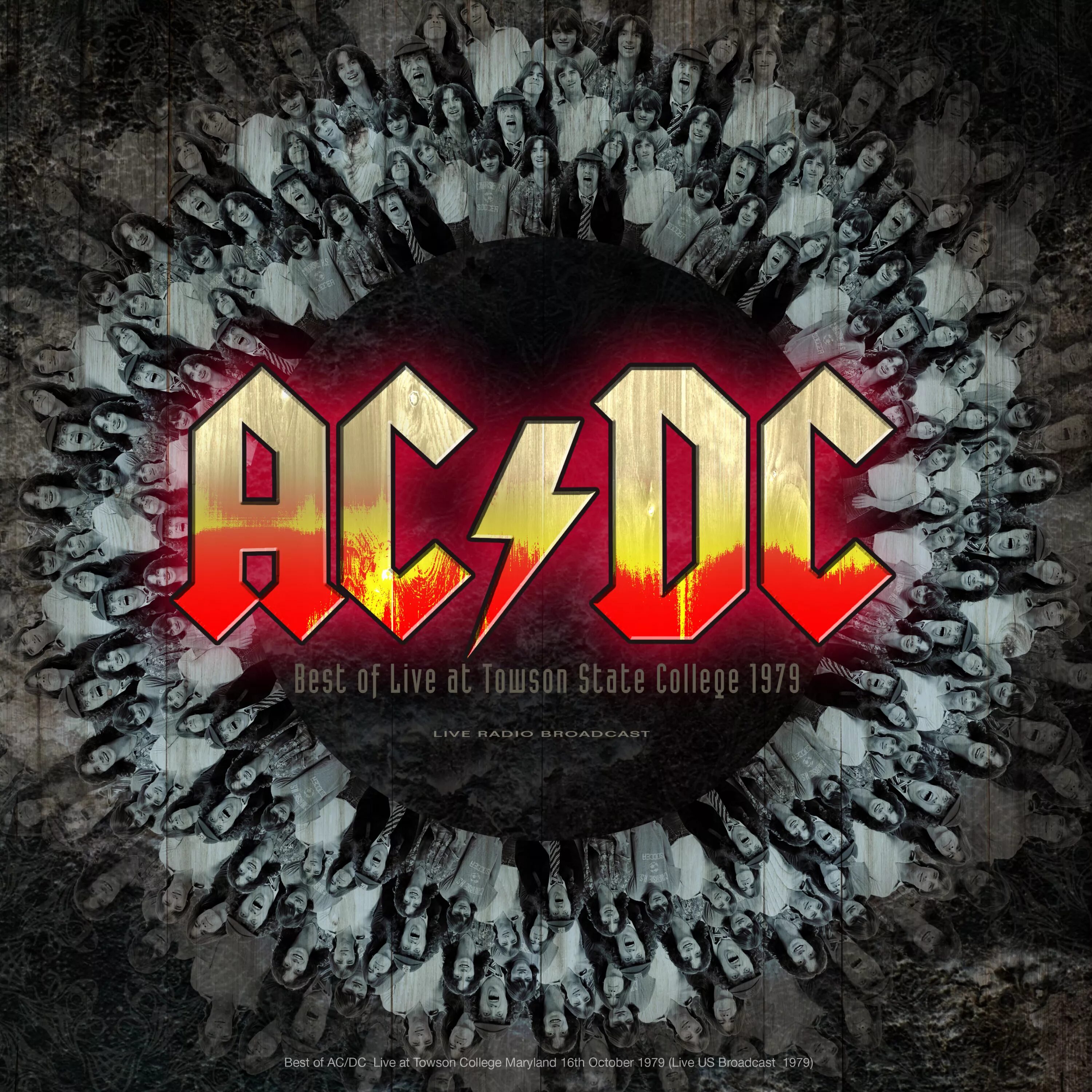 AC-DC - best of Live at Towson State College 1979. Пластинка AC DC. Винил AC DC. AC DC обложка.