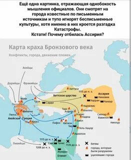 Катастрофа бронзового века это