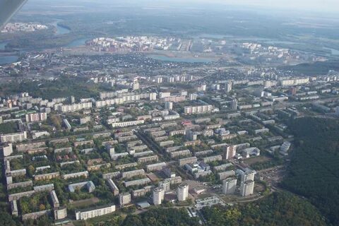 Уфа с птичьего полета